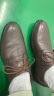 红蜻蜓舒适商务休闲时尚系带皮鞋男士正装德比婚鞋 WTA73762 棕色 38 实拍图