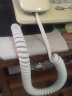 HAILE海乐 电话线卷线 座机听筒线话筒连接手柄弹簧曲线 4P4C插头 拉直长1.8米 白色HT-101-1.8M 实拍图