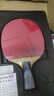 蝴蝶（Butterfly）乒乓球拍8星芳基碳素底板蝴蝶王蓝海绵胶皮乒乓板八星直拍横拍单 8星短柄直拍 实拍图