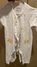 aqpa[2件装]新生婴儿连体哈衣春秋纯棉衣服男女宝宝哈衣和尚服0-6月 小苹果（2件装） 59cm 实拍图