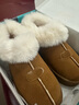 思伦鸟小个子厚底低帮雪地靴女2025年新款羊绒毛一体一脚蹬冬季毛毛棉鞋 栗色 39 实拍图