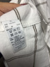 无印良品（MUJI）女式 法兰绒抽褶连衣裙 美拉德纯棉起毛宽松长裙子秋冬 BC08CC3A 原色格纹 XL 165/92A 实拍图