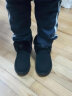 Skechers女士时尚加厚雪地靴舒适保暖靴子144423 BBK全黑色 36  晒单实拍图