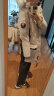 迪卡侬羽绒服羽绒棉服运动夹克加厚长款冬季女款_粉红色 4267035 M 晒单实拍图