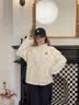 名创优品（MINISO）摇粒绒外套女秋冬季2026年新款潮流冲锋内胆衣服抓绒保暖女士夹克 【420G重磅奥粒绒】米白色(爱艺心胸标) 加厚 M 160 (体重105-125斤) 实拍图