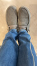 斯凯奇（Skechers）帆布鞋男士商务休闲鞋子66387 卡其色 41  晒单实拍图