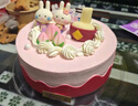 元祖 奶油生日蛋糕同城配送 祝寿蛋糕 预定订做 新鲜 寿桃 动物奶油 福寿绵绵（6号无兔子插件） 8号（3-5人食用） 实拍图
