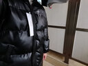埖煦PU皮棉服男外套男女同款机车服冬季加厚衣服男棉衣羽面包绒服棉袄 M2311黑色（刺绣款） 2XL(建议体重140-160斤) 实拍图