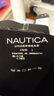 NAUTICA UNDERWEAR男士内裤无感透气内裤3条装秋冬季平脚裤四角裤nautica Underwear 黑色+黑色+黑色 3条 L 实拍图