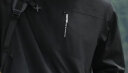探拓（TECTOP）户外冲锋衣男内里加绒保暖透气外套秋冬季休闲夹克 男款黑色 XL 实拍图