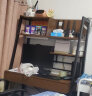 NITORI宜得利家居 家具 办公桌写字桌简易书桌电脑桌带书架 RB00193 中棕色 实拍图