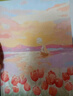 铂呐苓 数字油画风景DIY玫瑰花卉手工画儿童填色治愈解压客厅油彩装饰画 【日出郁金香】40*50CM带内框 实拍图
