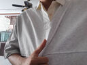 马登工装男士polo衫宽松廓形短袖夏季学院风翻领休闲打底衫半袖T恤男 浅花灰 【轻奢polo衫/抗皱/纯色/美式t恤】 S 【今日下单 顺丰包邮】 实拍图