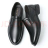 宜驰（EGCHI）皮鞋男士套脚一脚蹬工作正装商务休闲鞋子男 1618-3 黑色 39 实拍图