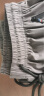罗蒙冰丝裤男夏季薄款弹力宽松凉感裤子男士速干透气运动男裤百搭长裤 黑色束脚+灰色平口 XL(适合120-140斤) 晒单实拍图