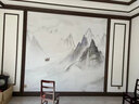 新福壁海定制壁布3D现代中式山水电视背景墙壁纸客厅装饰墙纸影视墙布壁画 实拍图