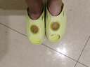 准者拖鞋鲨鱼男女运动拖鞋夏季厚底增高软弹速干耐磨室内外篮球拖鞋子 506-绿舌头/个性出街 42 (2 实拍图