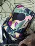 畅印2024年新款尼龙印花手机包女斜挎包新款迷你小包包潮百搭竖款单肩钥匙零钱包 深蓝字母 实拍图