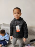 鸭鸭（YAYA）儿童轻薄羽绒服短款宝宝男女大小童保暖新款冬季童装外套D 黑色 130 实拍图