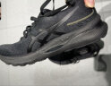 亚瑟士ASICS男鞋跑步鞋缓震跑鞋舒适透气运动鞋 GEL-NIMBUS 24 【YH】 黑色 40.5 实拍图