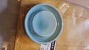 【全网低价】荣宝斋 墨碟 文房四宝书法国画笔搁笔架笔掭砚台陶瓷器调色盘笔掭 青瓷小墨碟（豆青色） 实拍图