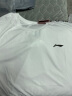 李宁短袖T恤速干【线下同款】运动短袖男女吸汗透气跑步上衣白色 XL 实拍图