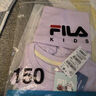斐乐FILA童装儿童短袖T恤2025年夏季新款男女大小童抗菌上衣休闲 靓丽紫-PU 150 实拍图