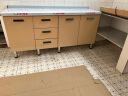 贝柚橱柜不锈钢家用厨柜组装灶台一体厨房经济型简易水槽柜组 160cm平面带三个抽屉 实拍图
