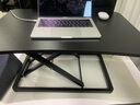 欧泰仕站立办公电脑增高架升降坐站交替可折叠学习桌支架移动笔记本支架 73*47-单层-气动无极悬停-黑色 实拍图