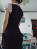 圣保美背带连衣裙女装新款夏季假两件显瘦学院风polo领短裙子夏天小个子 黑色 S 码 实拍图