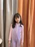 美津浓（MIZUNO）儿童泳衣女孩连体长袖防晒冲浪服男训练速干温泉游泳装A3416紫160 实拍图