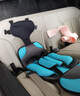 梨子儿童座椅0-4岁可坐可躺汽车用12岁简易便捷车载通用坐椅宝宝小孩 蓝色 小号 实拍图