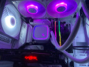 九州风神（DEEPCOOL） 冰元素 冰魔方 冰果CPU水冷散热器 240/360水冷 支持1700多平台扣具 冰元素240 白【ARGB幻彩】 实拍图