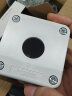 施耐德电气按钮开关防护盒XALB01C 22mm白色按钮盒防水防尘IP65 1孔 晒单实拍图