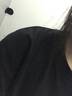 妙奕嘉短袖女修身正肩t恤新款夏季白色V领半袖纯欲辣妹上衣显瘦百搭纯色 V领收腰短袖【黑色】 S 【建议 80-95斤】 实拍图