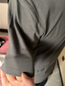 诚宜佳【3件装】纯棉短袖T恤男新款大码半袖男打底衫t恤圆领印花男半袖 KY7卡其+点线铁灰+蓝v黑 XL 建议 135/150斤 实拍图