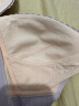十月结晶 孕妇内衣女薄款聚拢哺乳文胸怀孕期喂奶专用上开扣文胸紫格 L码 实拍图