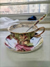杯语 下午茶茶杯杯子英式咖啡杯碟套装欧式小复古家用精致茶具茶杯 金色贵夫人单杯碟带勺子 晒单实拍图