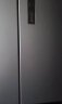 美菱（MeiLing）冰箱【离子净】420升十字冰箱双开门超薄嵌入一级能效风冷无霜变频家用大容量四门电冰箱 BCD-420WP9CX 典雅灰 实拍图