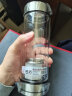 希诺（HEENOOR）茶水分离玻璃杯磁吸式双层男士商务办公高档送礼大容量泡茶水杯子 本色 370ml 晒单实拍图