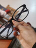 帕米澳（PAMIAO）防蓝光眼镜可配近视男女黑框眼镜近视网上配镜看手机电脑平光 双眼近视-150度 (含镜盒镜布) 实拍图