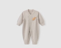 乖奇熊婴幼儿长袖连体衣服春秋季男女宝纯棉哈衣空调爬服新生儿童睡衣 实拍图