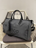 爱情海旅行包男健身包行李包大容量手提包游泳包商务短途出差运动收纳包 【灰色】外出休闲训练包帆布 轻便时尚简约拎包斜挎包便携 实拍图