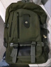 新款帆布大容量男士双肩包旅行背包时尚潮男中大学生书包 军绿色 实拍图