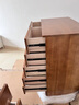 鲁菏鑫森斗柜 实木斗柜现代简约卧室客厅抽屉式收纳柜子储物柜 浅胡桃高七斗【经典款】 实拍图