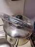 楚歌质优品超厚304不锈钢烧水壶鸣音大容量鸣笛煤气天然气电磁炉茶壶煲水壶 304【加厚款】百洁布+除垢剂 4L 6升大约*装(7斤水) 实拍图