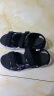 特步（XTEP）儿童童鞋男童夏季迷彩透气沙滩鞋 黑 36码 实拍图