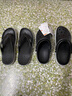 卡骆驰（crocs）洞洞鞋男女鞋 夏季新款户外休闲沙滩涉水鞋耐磨透气防滑凉鞋拖鞋 【贝雅卡骆班】黑色-白色/偏大/主推 42 -43 M9W11/内长27cm 实拍图