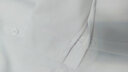 诗兰伦萨加厚保暖长袖白衬衫女职业装学生衬衣上衣正装酒店修身工作服 白色（加绒） M（90-100斤） 实拍图