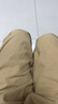 芭雅莲薄款棉麻裤女阔腿九分裤夏季薄款直筒休闲裤小个子亚麻裤女工装裤 卡其色 L 建议（105-120斤） 实拍图